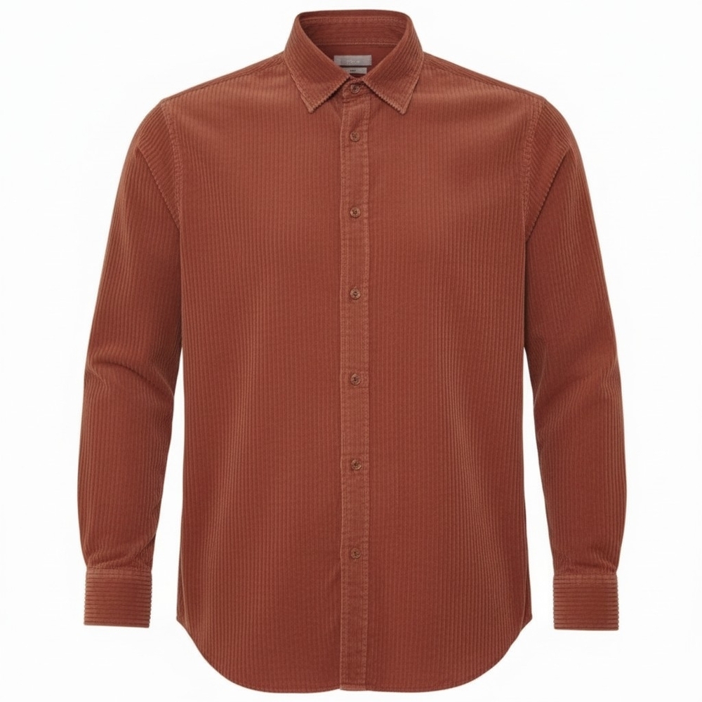 Brunello Cucinelli | Basic Fit Rust Brown Cotton … - image 1